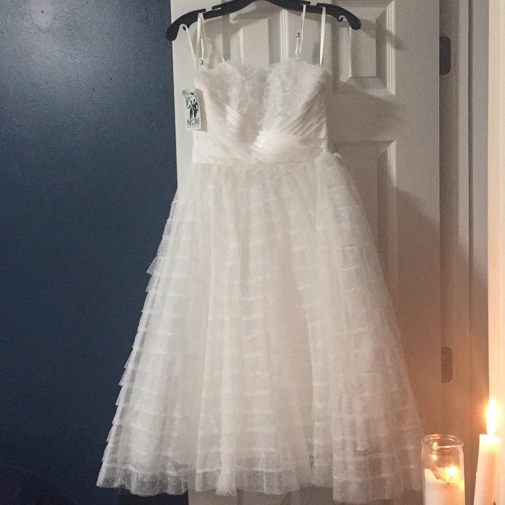 Unique Vintage Bridal Cupcake dress